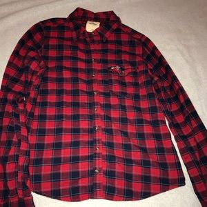 Hollister Flannel size Large